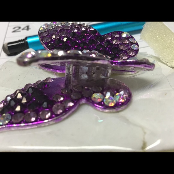 butterfly rhinestone stretch ring 6 -10 - Picture 4 of 4